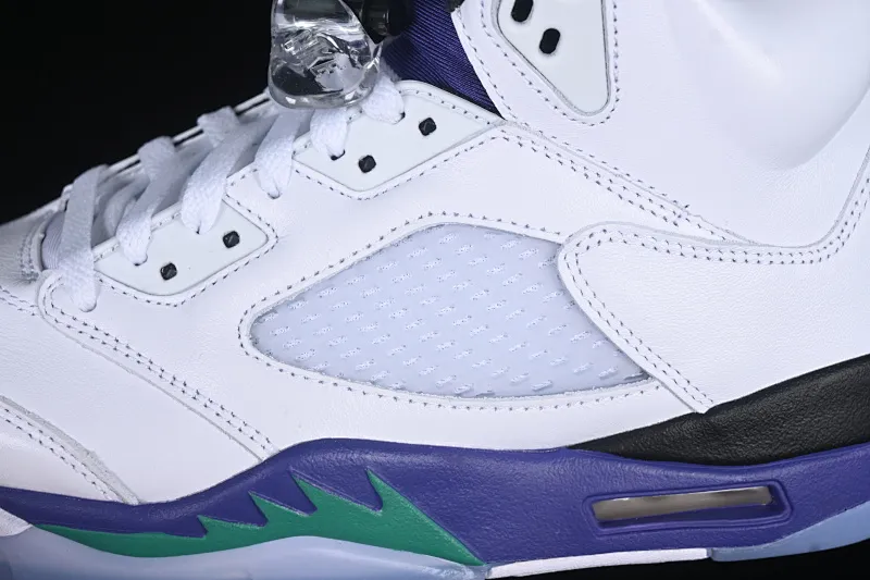 All categories Air Jordan Jordan series basketball shoes Air Jordan 5 Air Jordan 5 OG "Grape" AJ5 Joe 5 White Grape HQ7978-100